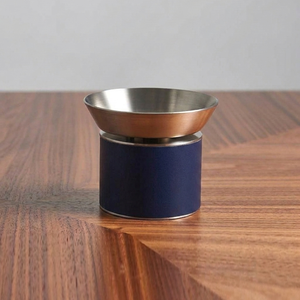 Modern Two Tone Incense Burner Pairing A Vibrant Green Base With A Sleek Flared <b>Rose</b> Gold And Silver Metal <b>Top</b> Dish For Home - Product Image 2
