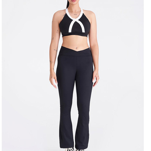 Conjunto de Yoga para Mujer de Alta Elasticidad, el Más Vendido, Sin Costuras, 2 Piezas, Ropa Deportiva, Transpirable, Tejido Elástico - Product Image 6