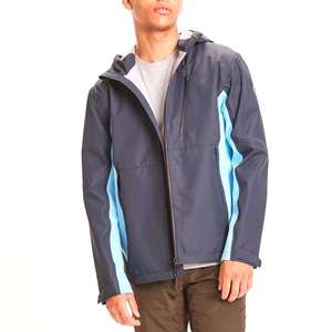 <b>Men's</b> Winter Thick Zipper Canvas Waterproof Hooded Quilted <b>Jacket</b> for <b>Cycling</b> Running OEM Service - Product Image 1