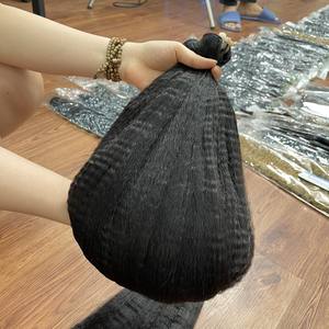 Hot Mega <b>Sale</b> 2025 New Product <b>Hair</b> <b>Extension</b> Steamed Kinky Straight Weft <b>Hair</b> in Stock Vietnamese human <b>hair</b> - Product Image 5