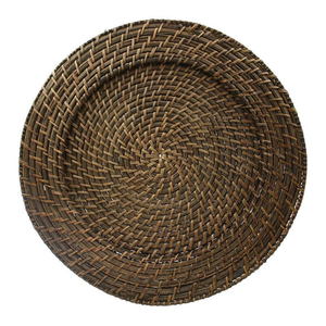 Meilleure vente Sets de table en rotin tissé écologique Set de dessous de verre pour assiettes de chargeur Vente en gros de vaisselle artisanale Produits du Vietnam - Product Image 4