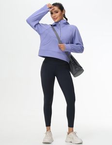 Sudadera con Capucha para Mujer, con Cierre de Cremallera, Bolsillos de Forro Polar, Transpirable, Impermeable, 100% Algodón, para Invierno - Product Image 3