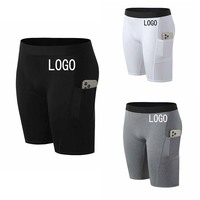 Shorts de compression pour hommes, entraînement athlétique, gym, course à pied, cyclisme, fitness, performance, sous-vêtement technique