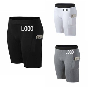 Shorts de compression pour hommes, entraînement athlétique, gym, course à pied, cyclisme, fitness, performance, sous-vêtement technique - Product Image 6