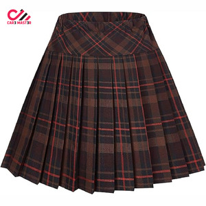 Jupes pour filles tendance à prix de gros, logo personnalisé, respirantes, unies, à motifs plumes - Product Image 1