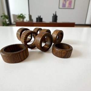 Modern Elegant <b>Resin</b> Napkin <b>Rings</b> for Table Decor - Product Image 1