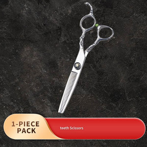 Ciseaux de coiffure de 6 pouces pour salon et usage domestique, argentés, en acier inoxydable HRC, style professionnel, personnalisables OEM - Product Image 3