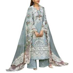 Lehenga Choli Dupatta de Georgette Rosa de Alta Calidad con Estampado Digital y Bordado de Lentejuelas para Mujer, Listo para Usar en Bodas de Invierno y Verano - Product Image 1