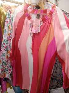 Blusa Túnica con Estampado de Puntos de Alta Calidad, Camisa Henley de Manga Larga de Inspiración Vintage, Ropa de Fiesta con Mangas Abullonadas de Satén para Mujeres y Niñas - Product Image 3