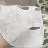 Masque facial en feuille Y143 en Lyocell d'eucalyptus à tissage S, 40 g/m², en fibre TENCEL d'origine végétale, substrat de masque sec