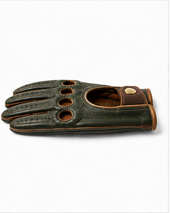 Gants de conduite classiques en cuir pour hommes et femmes, à doigts entiers, compatibles écran tactile, antidérapants, respirants, extensibles, décontractés, de haute qualité - Product Image 1