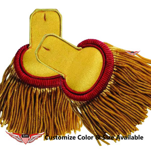 Epolete Táctico Amarillo Napoleón Francés de Alta Calidad, Hecho a Mano, para Disfraz - Product Image 3