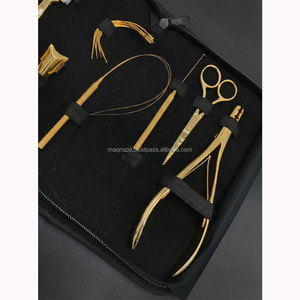 ชุดอุปกรณ์ต่อผมสีดำทองแบบขายส่ง ประกอบด้วยคีม - Product Image 5