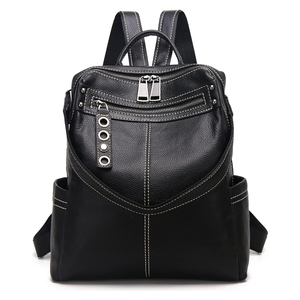 <b>Backpack</b> Female Leather Bagpack <b>Ladies</b> School Bags for Girls Large Capacity Travel Back Pack - Product Image 4
