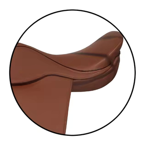 PU Leather Horse Saddle <b>Bag</b> Equestrian Tack <b>Storage</b> Durable Trail Riding Pack Classic Western Style Large Wood <b>Tree</b> - Product Image 1
