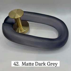 Matte Blue Gradient <b>Resin</b> Handmade Hand Modeled Link Chain Sculpture Round Home Decoration Wall Hanging Ornament Artizon Studio - Product Image 1