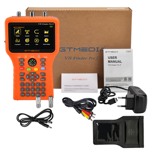 GTMEDIA V8 Finder Pro 2 DVB-S2X/S2/T2/T/C Détecteur de <span class=keywords><strong>satellite</strong></span> numérique avec écran LCD 4,3 pouces H.265 10 bits et analyseur de spectre - Product Image 1
