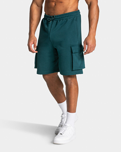 Lift Cargo <b>Shorts</b> <b>Men</b>’s Activewear, 360 GSM Cotton Blend, Regular Leg, Adjustable Waistband, Zippered Pockets & Cargo Side <b>Patch</b> - Product Image 1