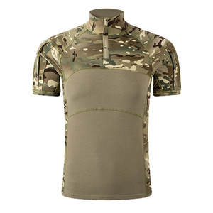 เสื้อยืดแขนสั้นลำลองสำหรับฤดูร้อน ระบายอากาศได้ดี เป็นมิตรกับสิ่งแวดล้อม ย้อมสีแบบ Tactical Hunting Garment - Product Image 2