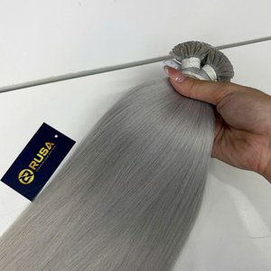 Extensions de cheveux en kératine italienne en gros d'usine, qualité super double drawn, cuticules alignées, cheveux vietnamiens bruts - Product Image 4