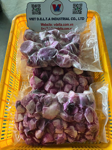 Igname violette coupée en tranches surgelée IQF – Qualité supérieure, emballée sous vide, vente en gros et approvisionnement OEM du Vietnam - Product Image 4