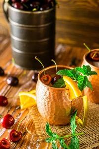 Copper beverage <b>mug</b> set jasmine hideaway cups reusable premium cocktail serving durable collection <b>mugs</b> - Product Image 2
