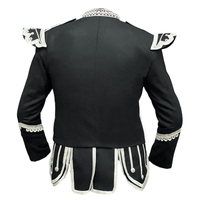 Costume d'affaires plissé à manches longues 100 % laine pour homme, grande taille, qualité supérieure, imperméable et personnalisable, pour batteur/trompettiste