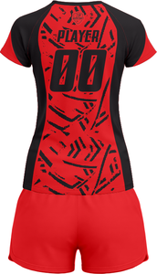 Tenue de volley-ball SpikeStorm Pro AeroSpike Elite, kit de volley-ball ThunderHit Premium, 100 % polyester, impression par sublimation intégrale - Product Image 3