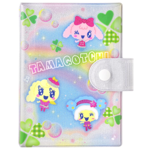 Tamagotchi Tamamori Puffy Sticker <b>Notebook</b> <b>Set</b> with Ribbon Star Pattern Soft Includes Stickers Protective Paper Cute Design - Product Image 3