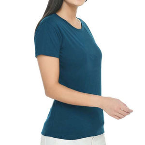 Camiseta de Verano de Alta Calidad para Mujer, Cuello en V, Manga Corta, Corte Holgado, Estilo Urbano, Envío Global Rápido, Exportación al por Mayor - Product Image 2