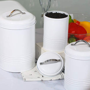 Conteneur de stockage alimentaire moderne en métal, compatible lave-vaisselle et chauffable - Product Image 4