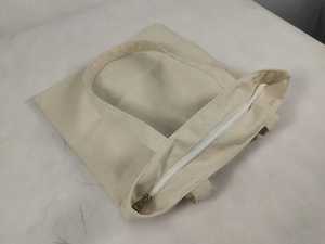 Sac fourre-tout en toile de coton grande capacité avec fermeture éclair sécurisée et poignées robustes - Product Image 3