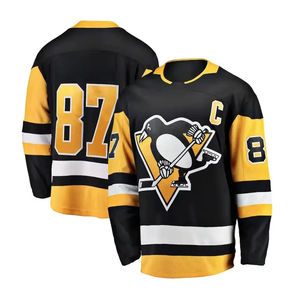 Maillot de hockey sur glace personnalisable OEM, vêtements d'équipe, chemises, sublimation OEM, taille adulte, pantalon, techniques d'impression de haute qualité, maillot - Product Image 1