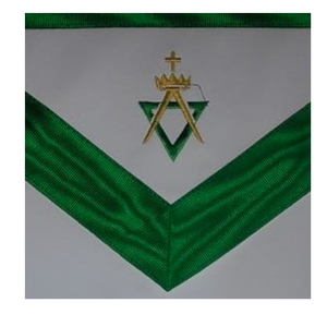 Ensemble de tablier, collier et gants pour maîtres maçons de la franc-maçonnerie |   Réglementation anglaise des insignes maçonniques - Product Image 5