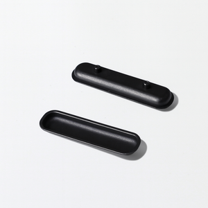 Wholesale Price Modern Oval Recessed Zinc Alloy <b>Handle</b> Matte <b>Black</b> Flush Pull Hardware Products for <b>Kitchen</b> Bathroom <b>Cabinet</b> - Product Image 4