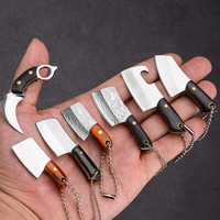 Couteau de poche micro-lame fixe en acier inoxydable avec poignée en cuir, décapsuleur et mini-couteau écologiques personnalisés en gros