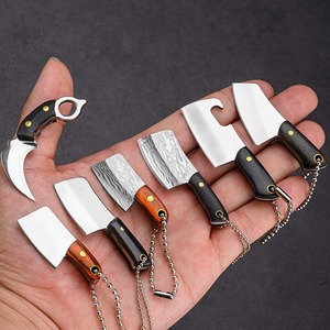 Couteau de poche micro-lame fixe en acier inoxydable avec poignée en cuir, décapsuleur et mini-couteau écologiques personnalisés en gros - Product Image 6