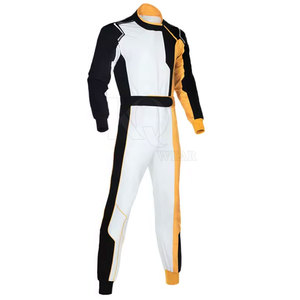 Combinaison de course automobile professionnelle pour pilotes, respirante, légère, en polyester/nylon, personnalisable, idéale pour le karting et les courses sur circuit - Product Image 3