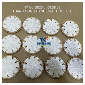 Fournisseur professionnel de sous-verres en nacre, élégant accent pour table à thé, sous-verres en nacre pour thé, Vietnam - Product Image 1