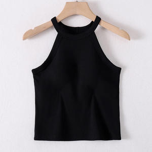 เสื้อกล้ามออกกำลังกายสำหรับผู้หญิง เสื้อกล้ามมีบราในตัว เสื้อกล้ามโยคะแบบ Racerback เสื้อกล้ามโยคะแบบไม่มีแขน เสื้อวิ่งโยคะ - Product Image 5