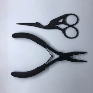 Wholesale Stainless Steel Hair Extension Pliers <b>Kit</b> with Reusable <b>Beads</b> Loop Hook Tools for Fast Easy Hair Extension Application - Product Image 3