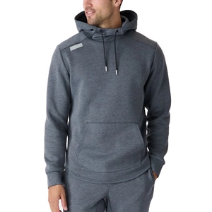 Pull-over en tricot de tissu de luxe doux pour l'hiver avec logo personnalisé Sweat à capuche confortable en mélange de polyester vierge pour hommes 2026 - Product Image 1