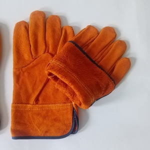 Guantes de Soldadura de Cuero de Seguridad Industrial Comercial, Logotipo Personalizado, Resistentes al Calor, Guantes de Soldador de Alta Resistencia, Bolsas y Estuches LWG-0070 - Product Image 6