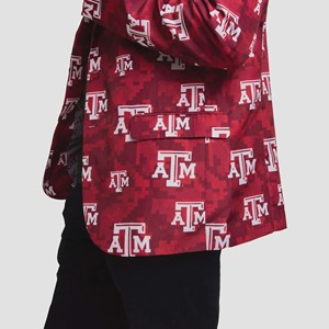 Texas A&M Aggies Digital Camo Blazer Men's Sportswear <b>Suit</b> Jacket <b>Red</b> Printed Polyester Woven Notched Collar Single Breasted - Product Image 3