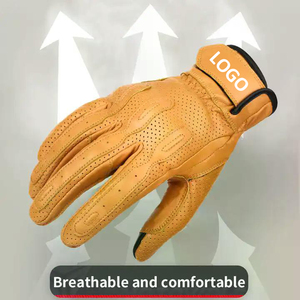 Guantes Profesionales para Ciclismo de Descenso MTB |   Palma acolchada antivibración Tech |   Fabricante Personalizado - Product Image 4