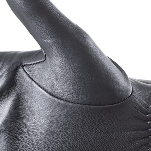 Samroz Sports Gants de vélo en cuir de mouton véritable pour femmes, longueur poignet, quatre saisons, chauds, respirants, compatibles avec les écrans tactiles - Product Image 2