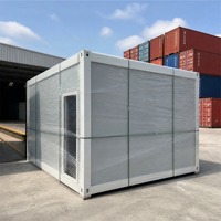 Fabricant de maisons conteneurs de 20 pieds en direct d'usine, couleur personnalisée, maison préfabriquée en acier, fournisseur de production en série