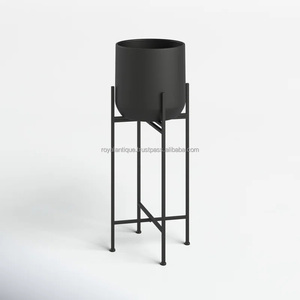 Top qualité jardinière Pot support pour décor à la maison plantes support fer pour intérieur extérieur en pot décor à la maison fleur support métal - Product Image 4