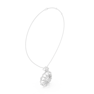 สร้อยคอเพชรรูปหัวใจสีเงิน925ส่องแสงเป็นประกายวิบวับเซอร์โคเนียสำหรับผู้หญิง - Product Image 5