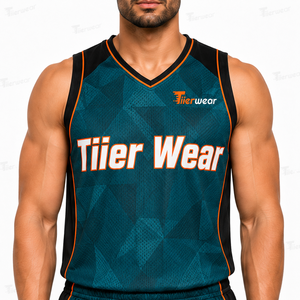 Uniforme de Baloncesto Unisex Premium para el Día del Partido, Ligero, Transpirable, Sublimado, de Poliéster de Alto Rendimiento, Sin Mangas - Product Image 5